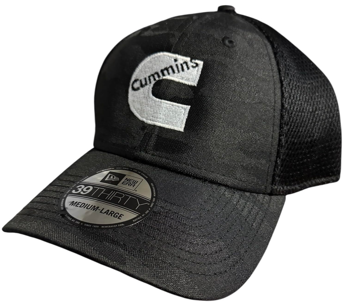 Black Camo Fitted Trucker Hat C5000
