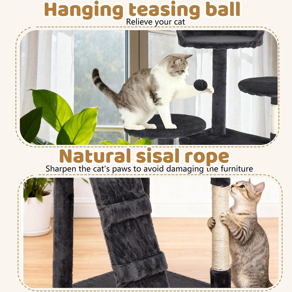 70" Multi-Level Cat Tree O587