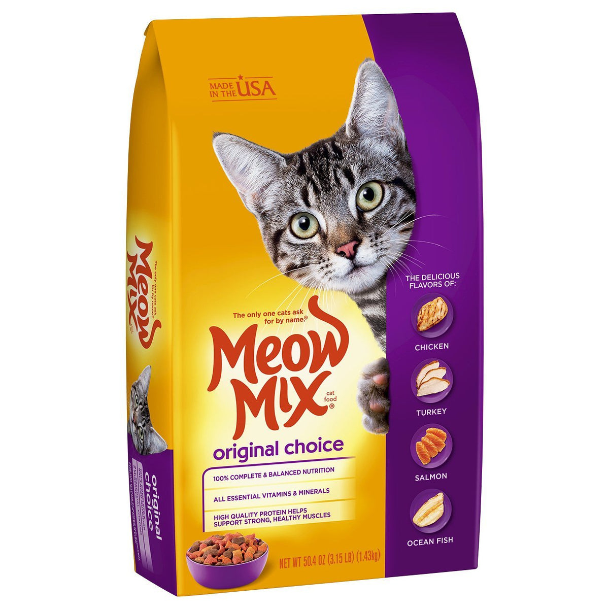 Original Dry Cat Food 3.15 Lb Pack Of 3 H117