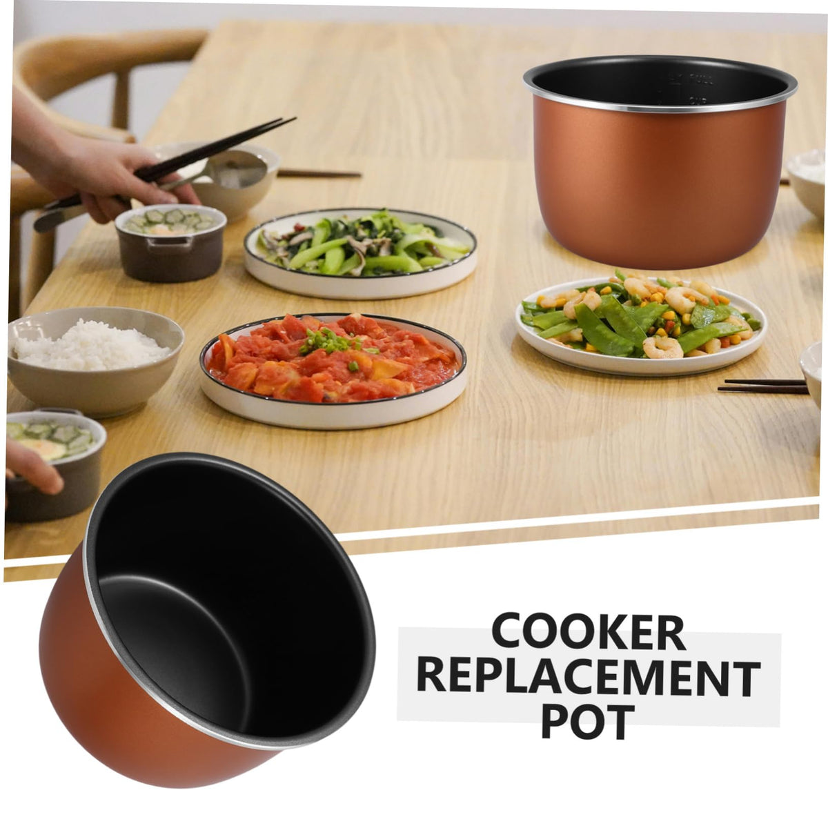 Aluminum Alloy Non Stick Electric Pressure Cooker Inner Pot Z681787