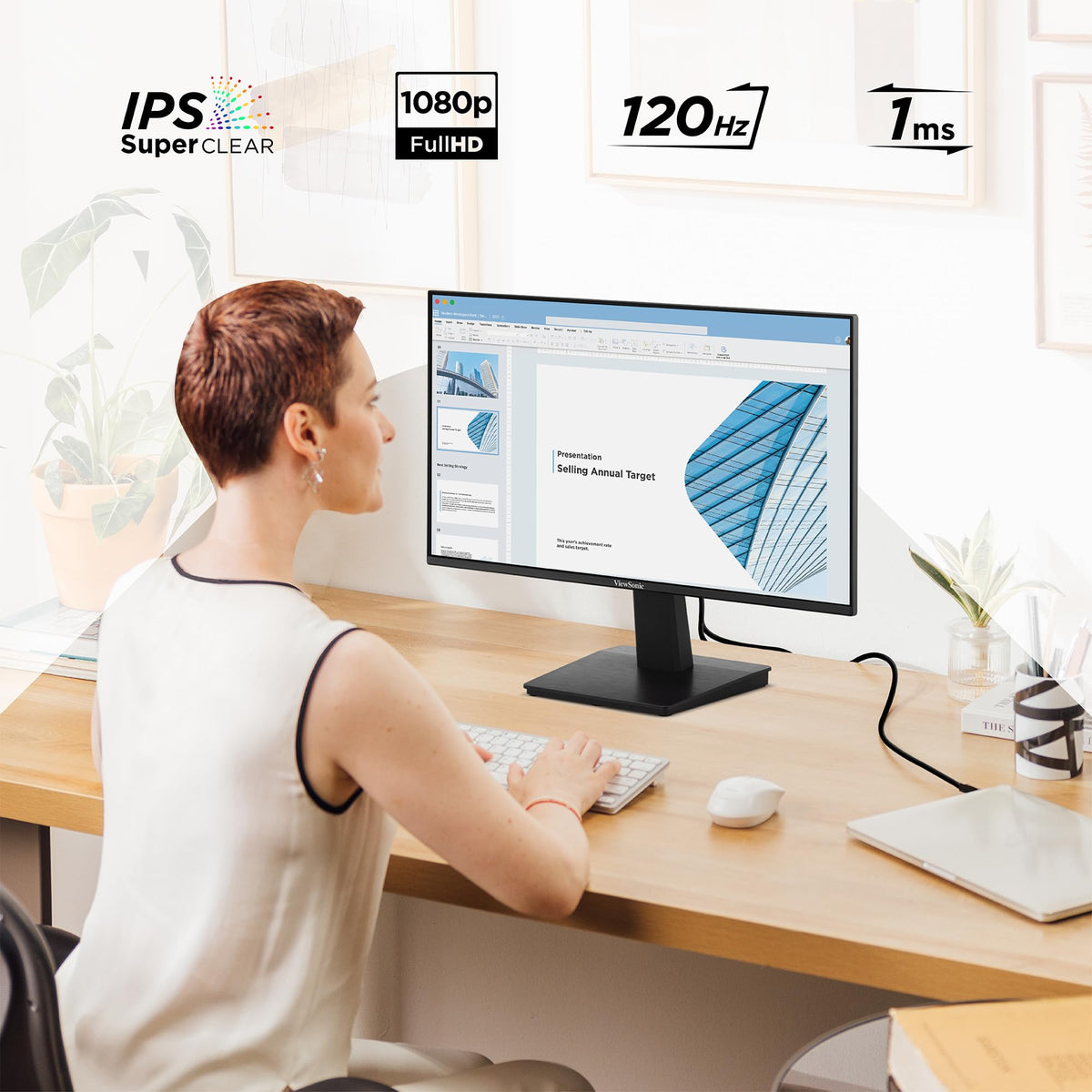24 Inch 1080p IPS 120Hz Computer Monitor L804