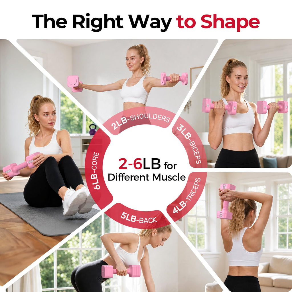 5-in-1 Adjustable Dumbbell Set R64955