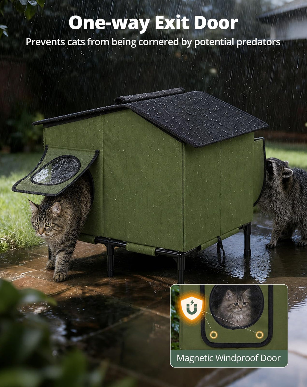 Heated Cat House P48573