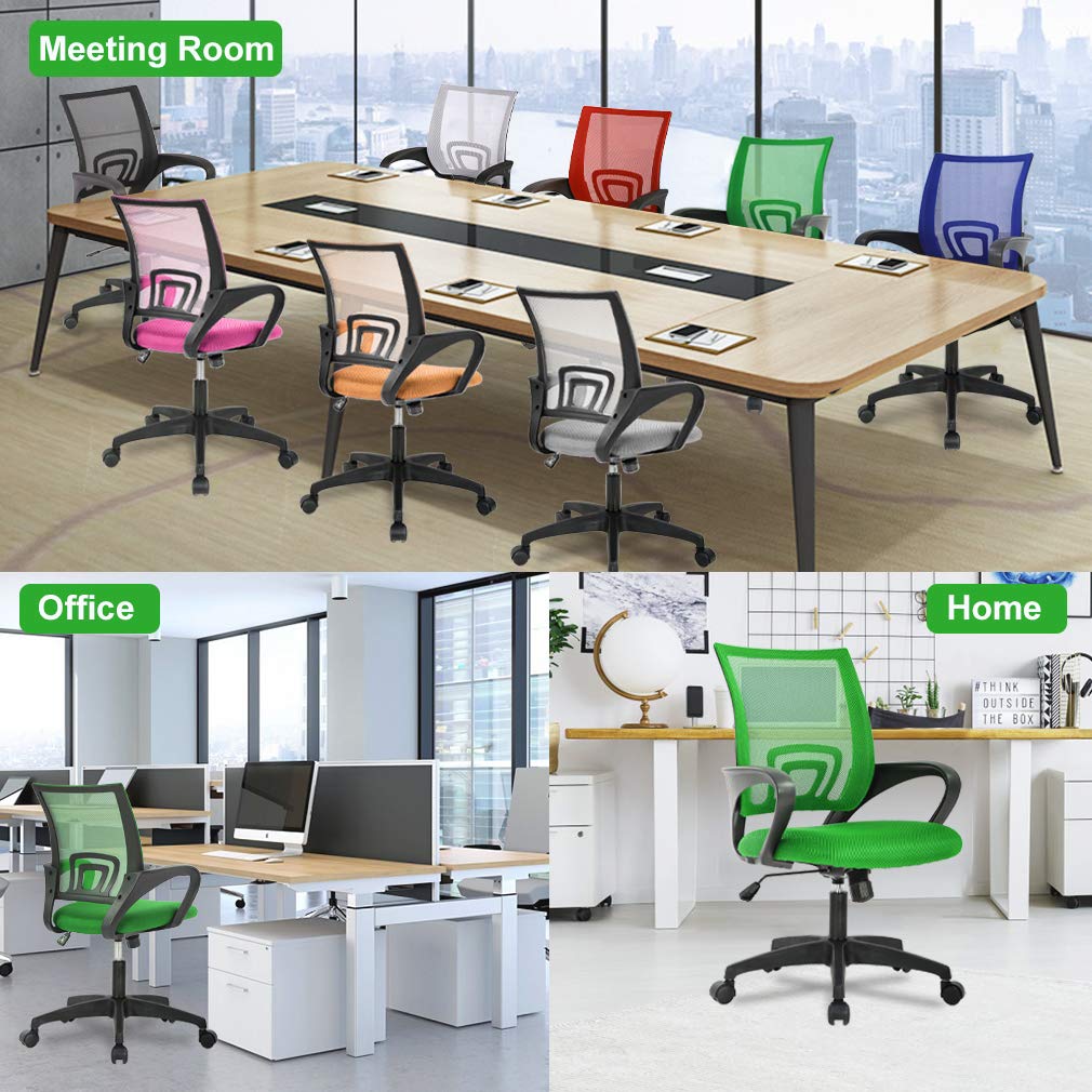 Ergonomic Mid-Back Swivel Office Chair A163788