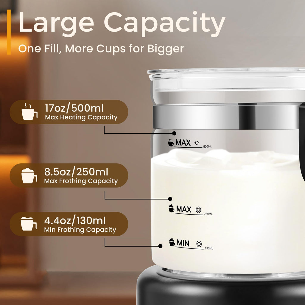 6 in 1 Electric Milk Frother and Steamer G550