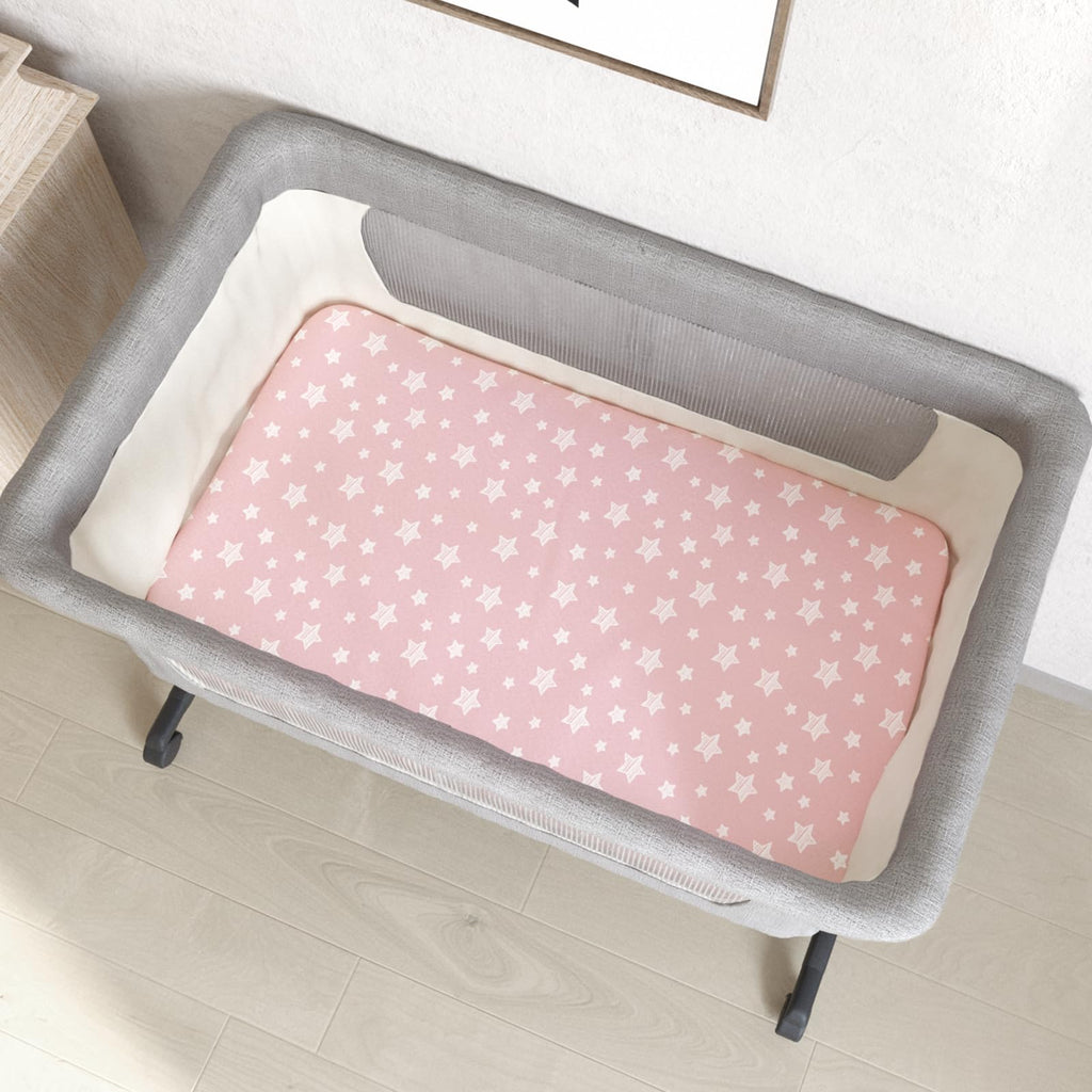 Pink 4 Pack Bassinet Sheets D633962