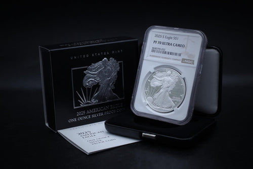 1 oz American Silver Eagle Coin PF-70 Ultra Cameo X4467