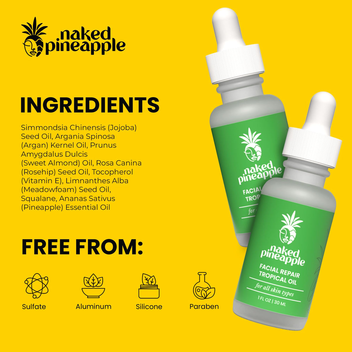 Multi-Use Facial Oil 1 oz Bottle G202