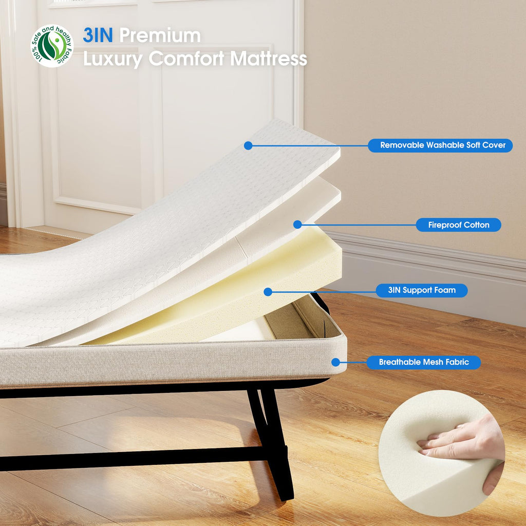 Folding Bed with Mattress R278479