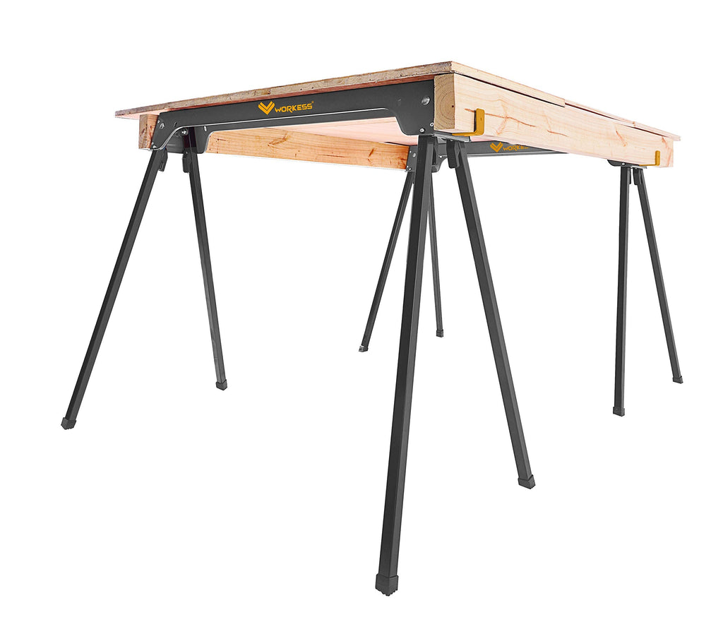Heavy Duty Folding Saw Horses 2 Pack 2200 Lbs Load Capacity R1818