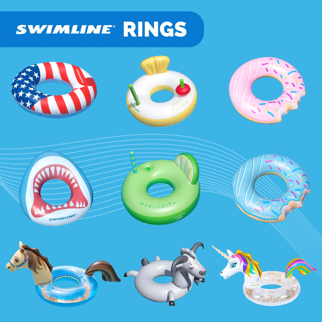 Inflatable Vinyl Pool Ring M8618