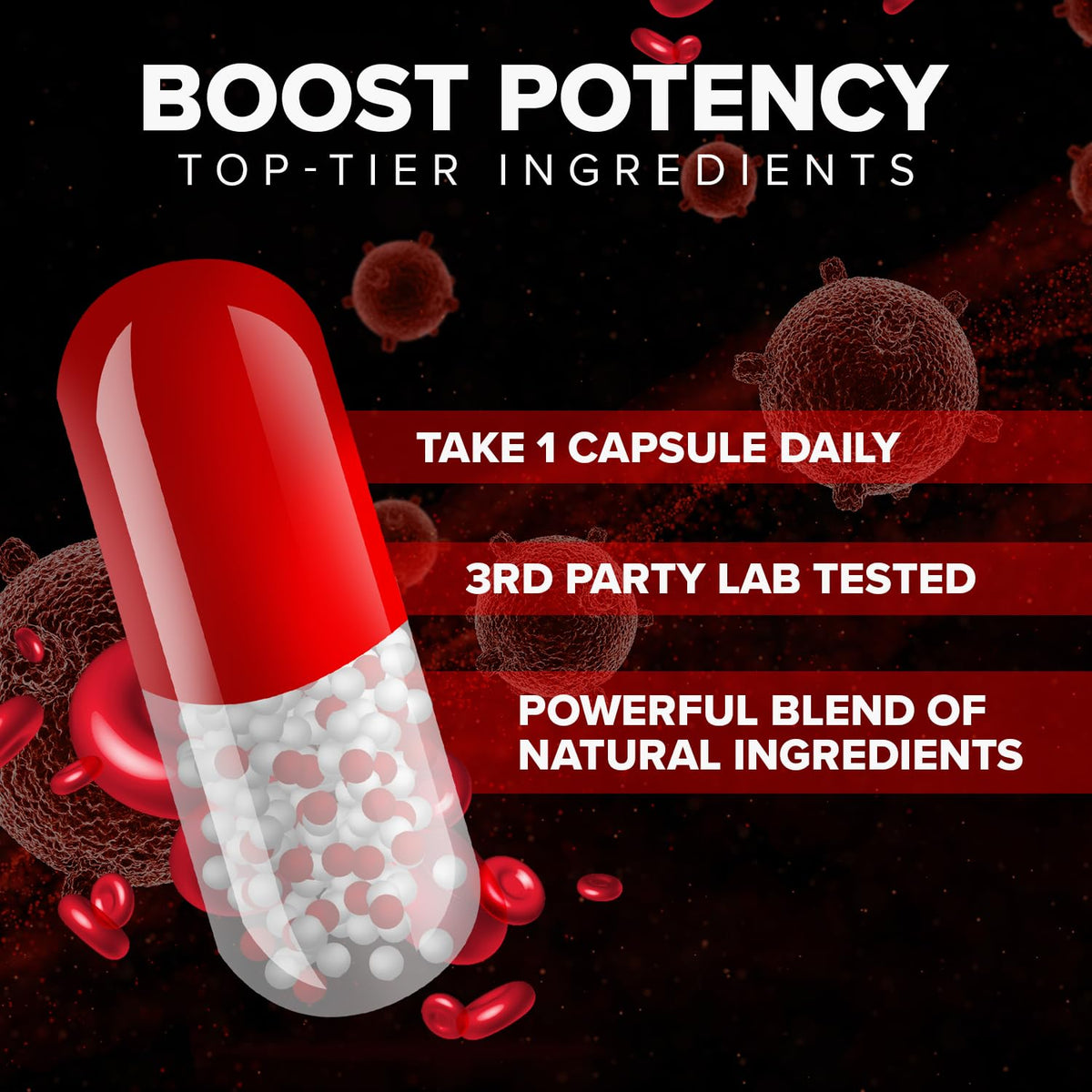 All Natural Capsules 5 Pack - 300 Capsules K896