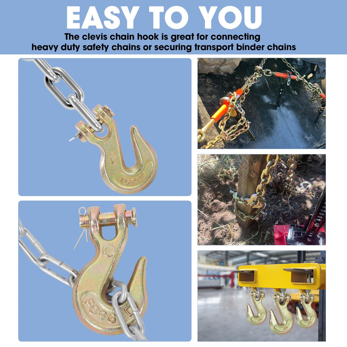 Heavy Duty 3/8" Chain Hook F533646