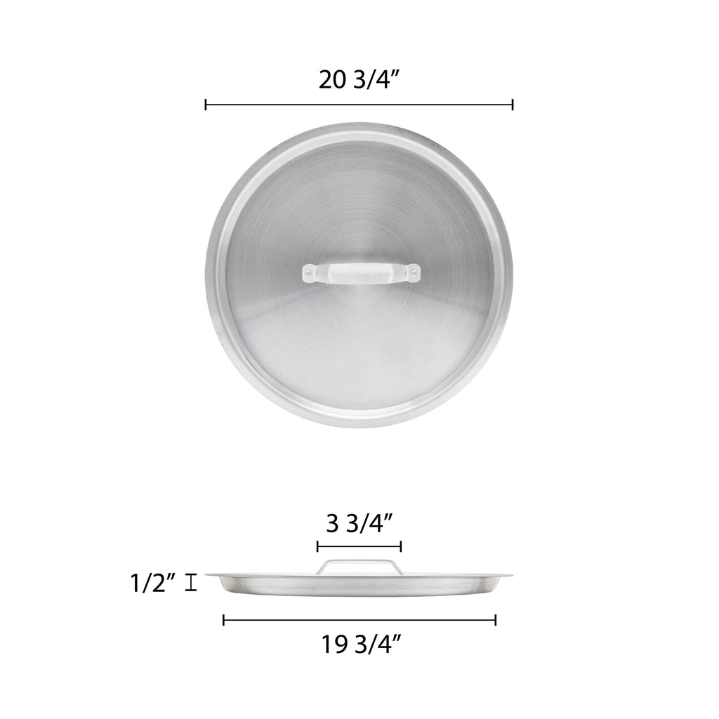 60 qt Aluminum Sauce Pot with Lid A541791