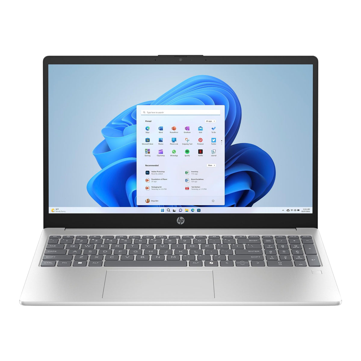 15.6 inch FHD IPS Laptop, Intel Core i3-N305, 8GB RAM, 256GB SSD, Natural Silver G2140