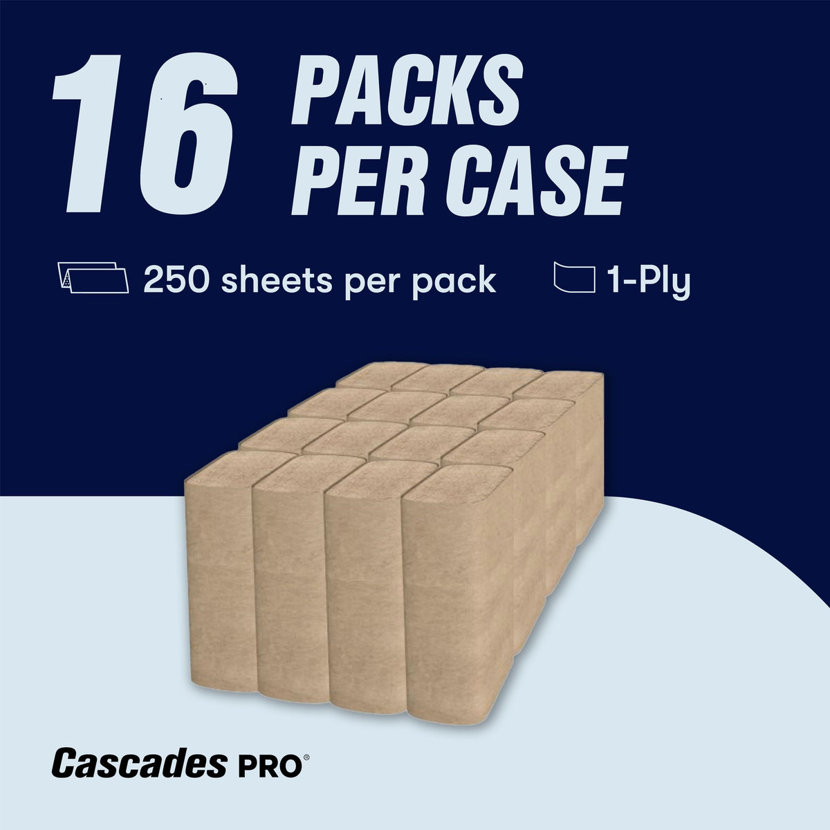 Singlefold Paper Towels 250 Sheets Natural L315074