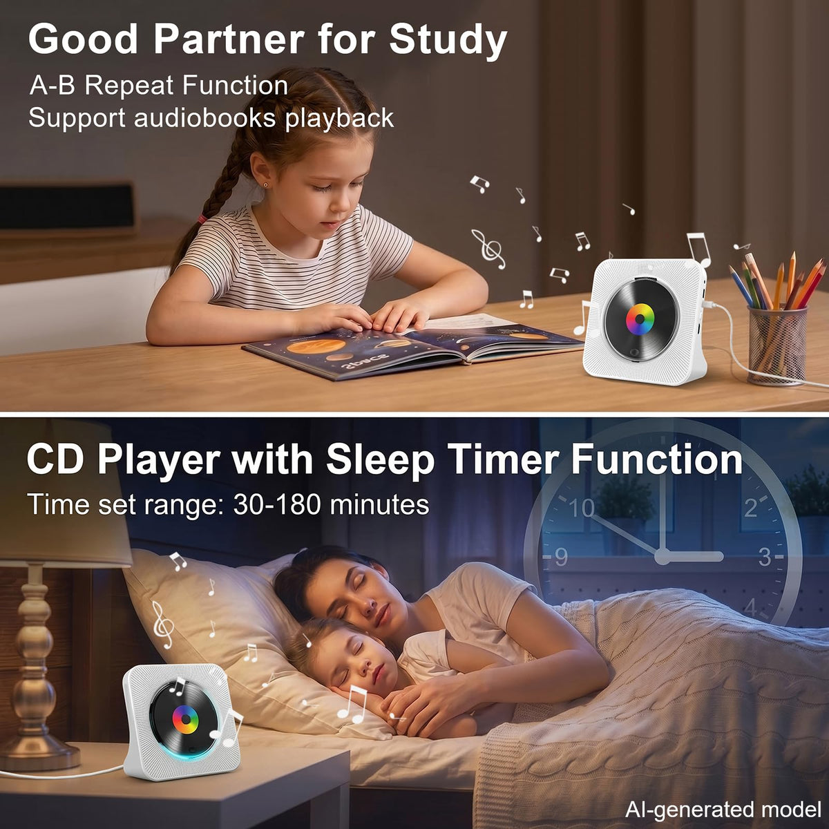 Portable Bluetooth CD Player G803