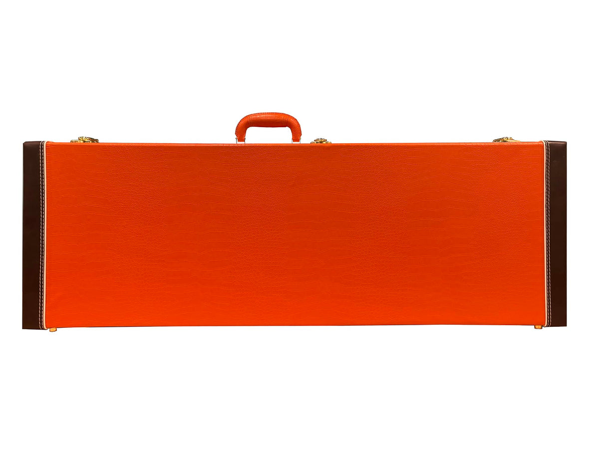 39" Electric Guitar Hard Case with Lockable Wood Frame and Plush Interior T6400