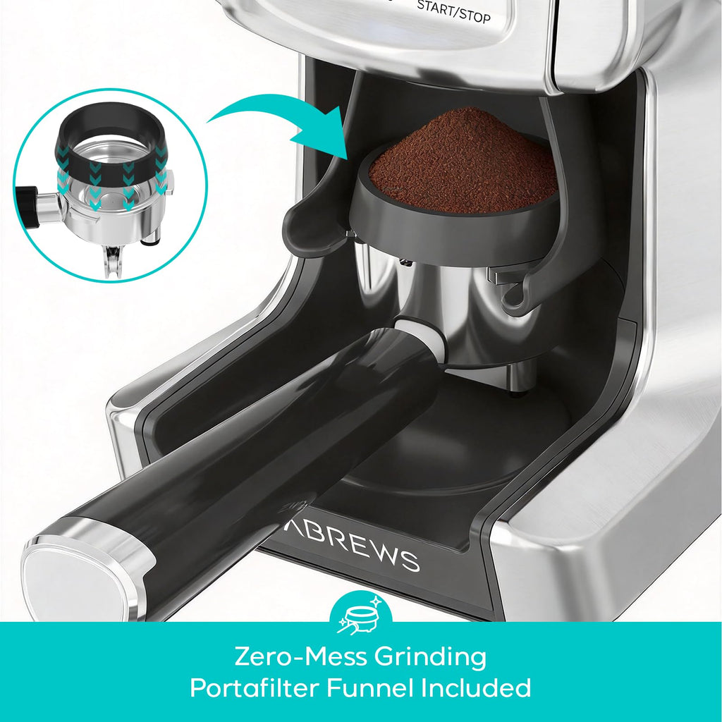 Electric Conical Burr Coffee Grinder with LCD Display L27006