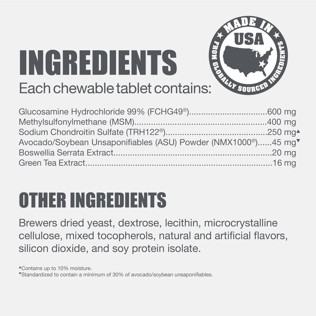 Joint Supplement Chew Tablets 84ct O120
