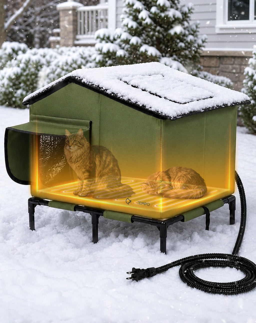 Heated Cat House P48573