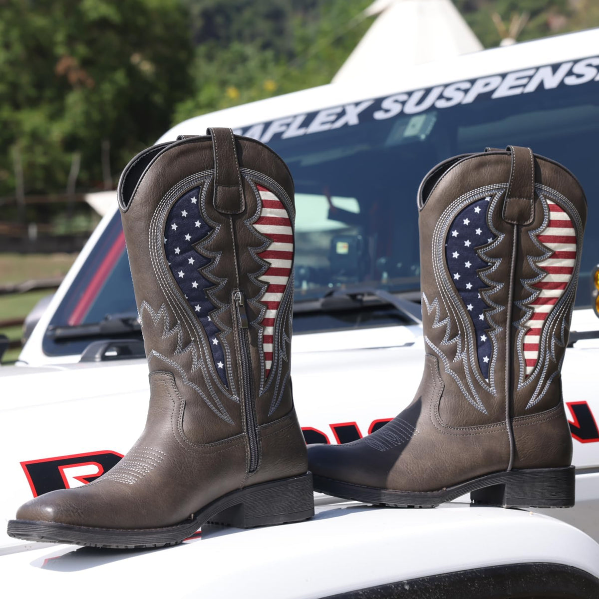 Square Toe Cowboy Boots Y9709