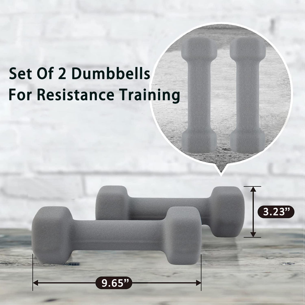 Dumbbells Set of 2 Hex Free Weights I7766