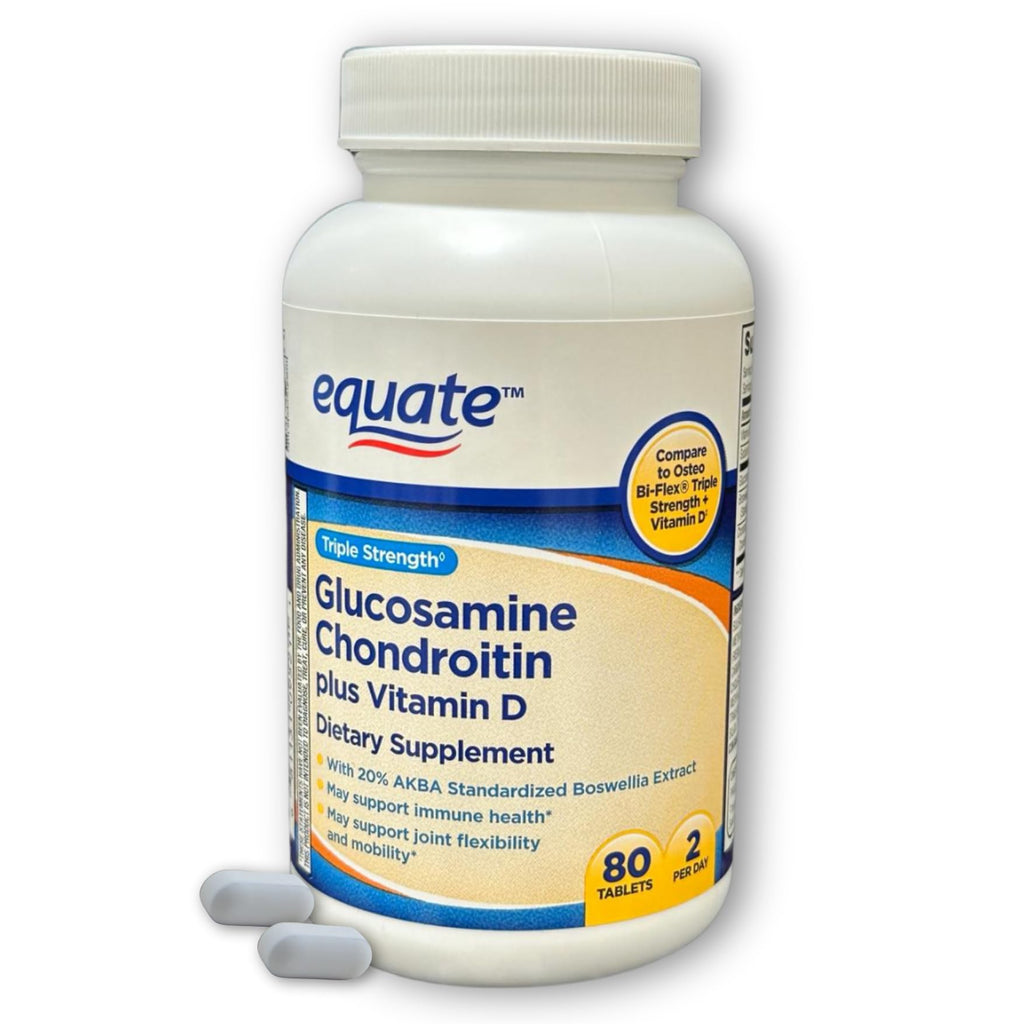 Triple Strength Glucosamine Chondroitin Vitamin D Tablets 80ct J694095