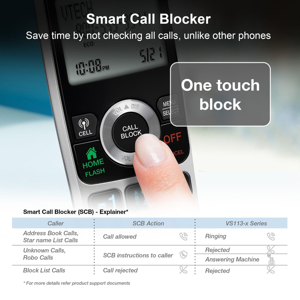 5 Handset Cordless Phone with Answering System Q3567
