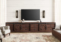 60 inch Farmhouse TV Stand with Drawers & Storage Cabinet Z15425