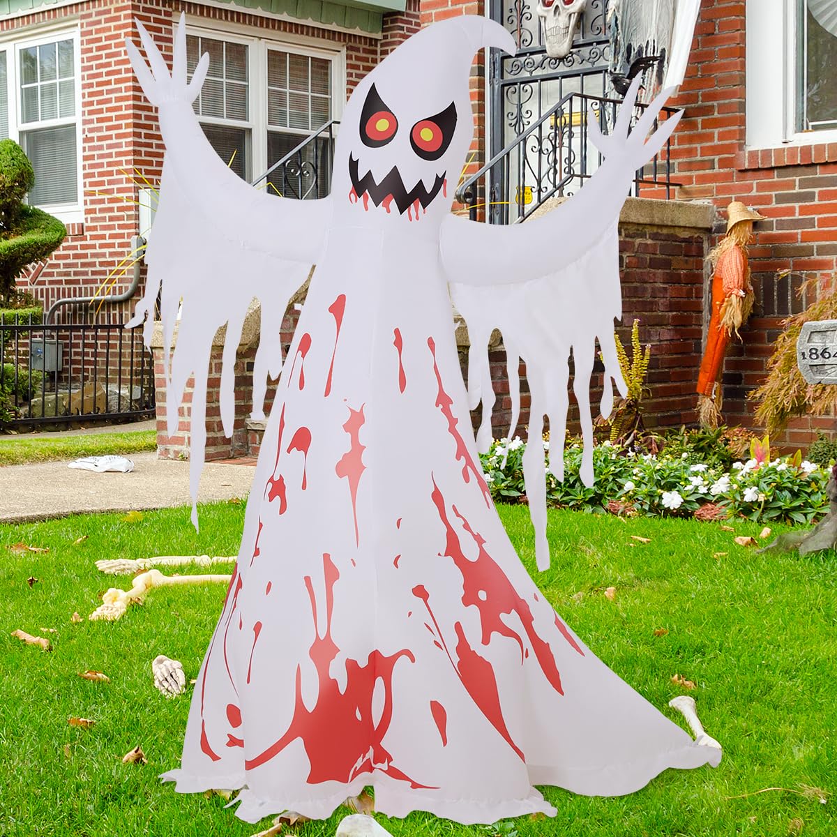 8.2 FT Inflatable Ghost with LED Lights H705