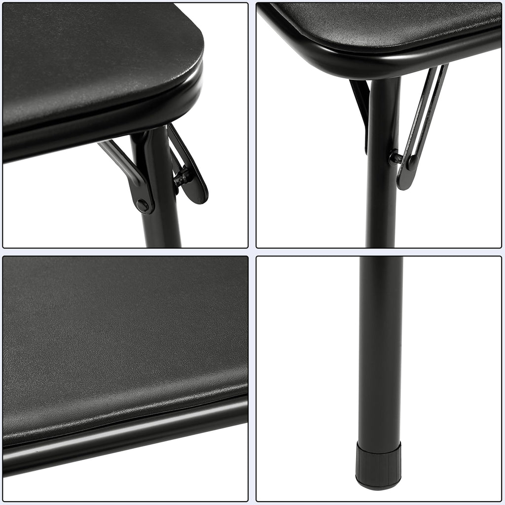 34'' Black Folding Card Table R9415