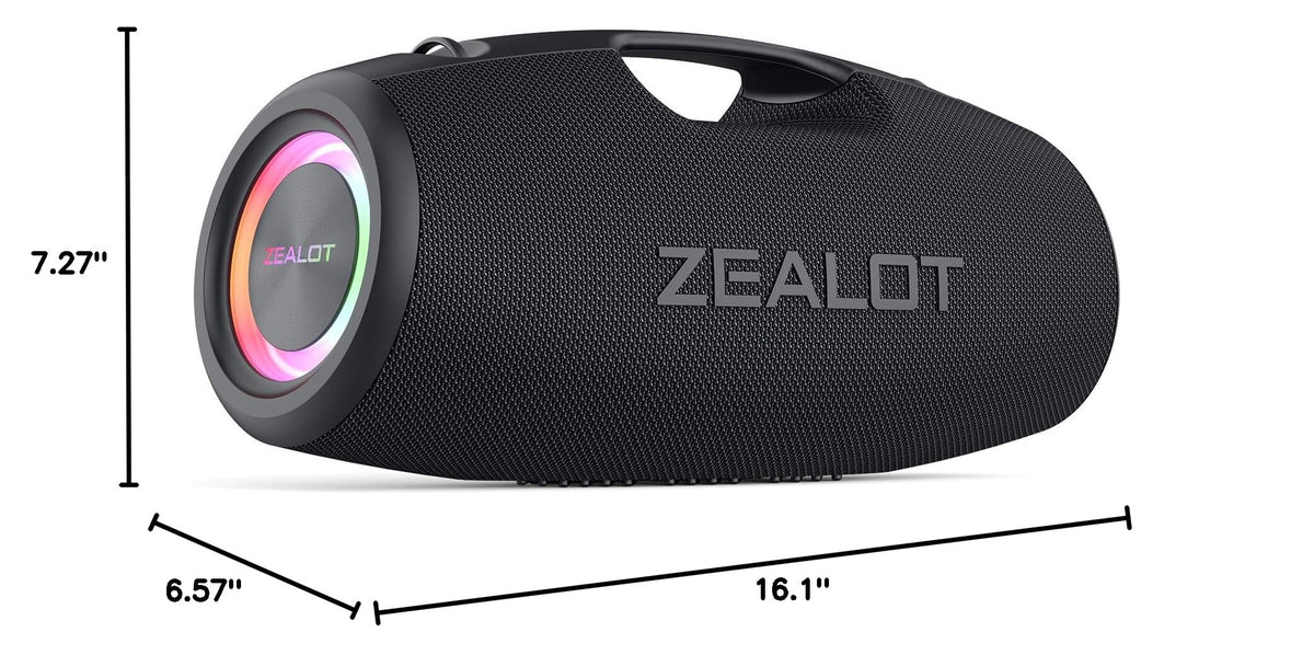 Black 120W Portable Waterproof Bluetooth Speaker C528004