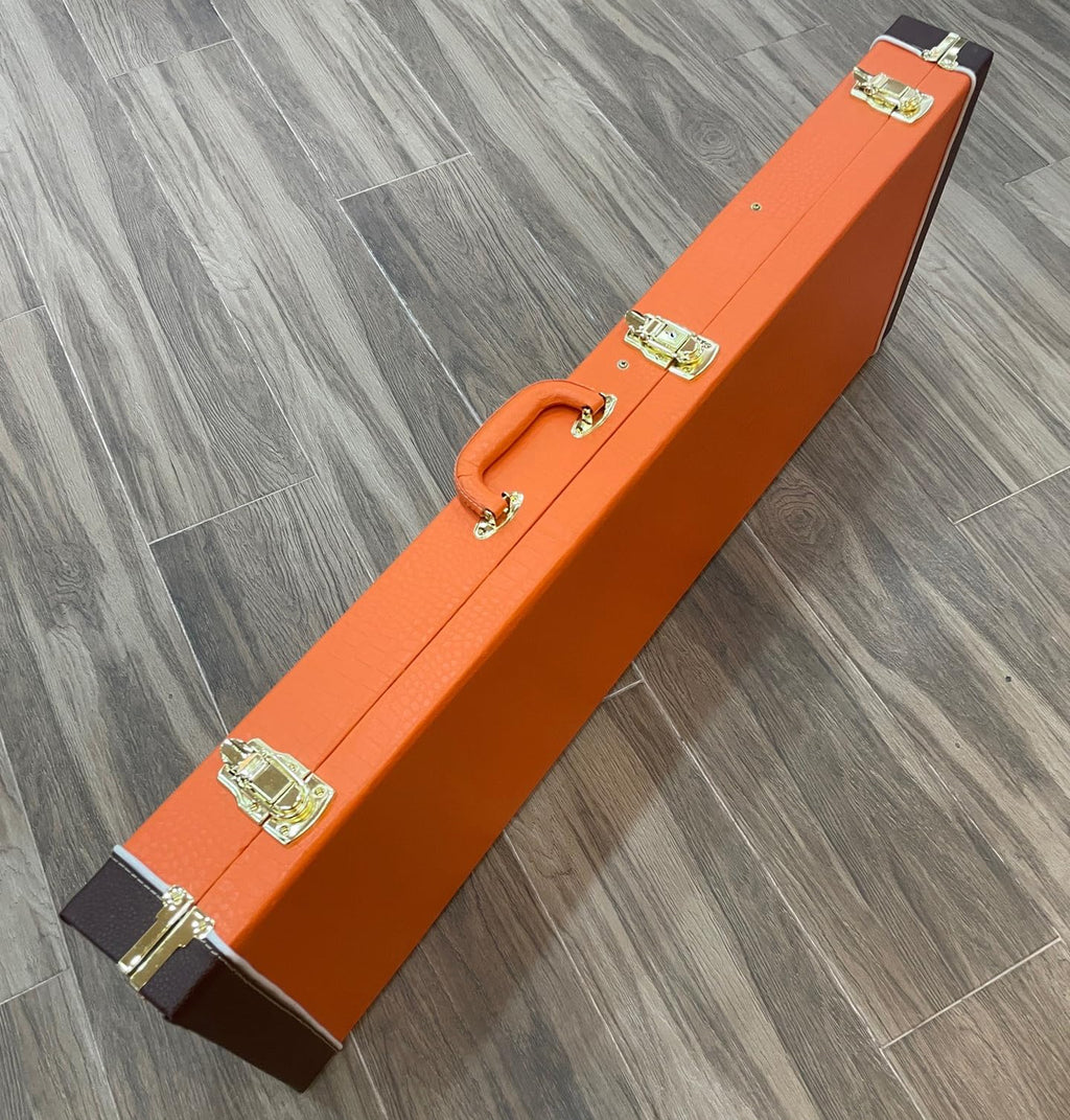 39" Electric Guitar Hard Case with Lockable Wood Frame and Plush Interior T6400