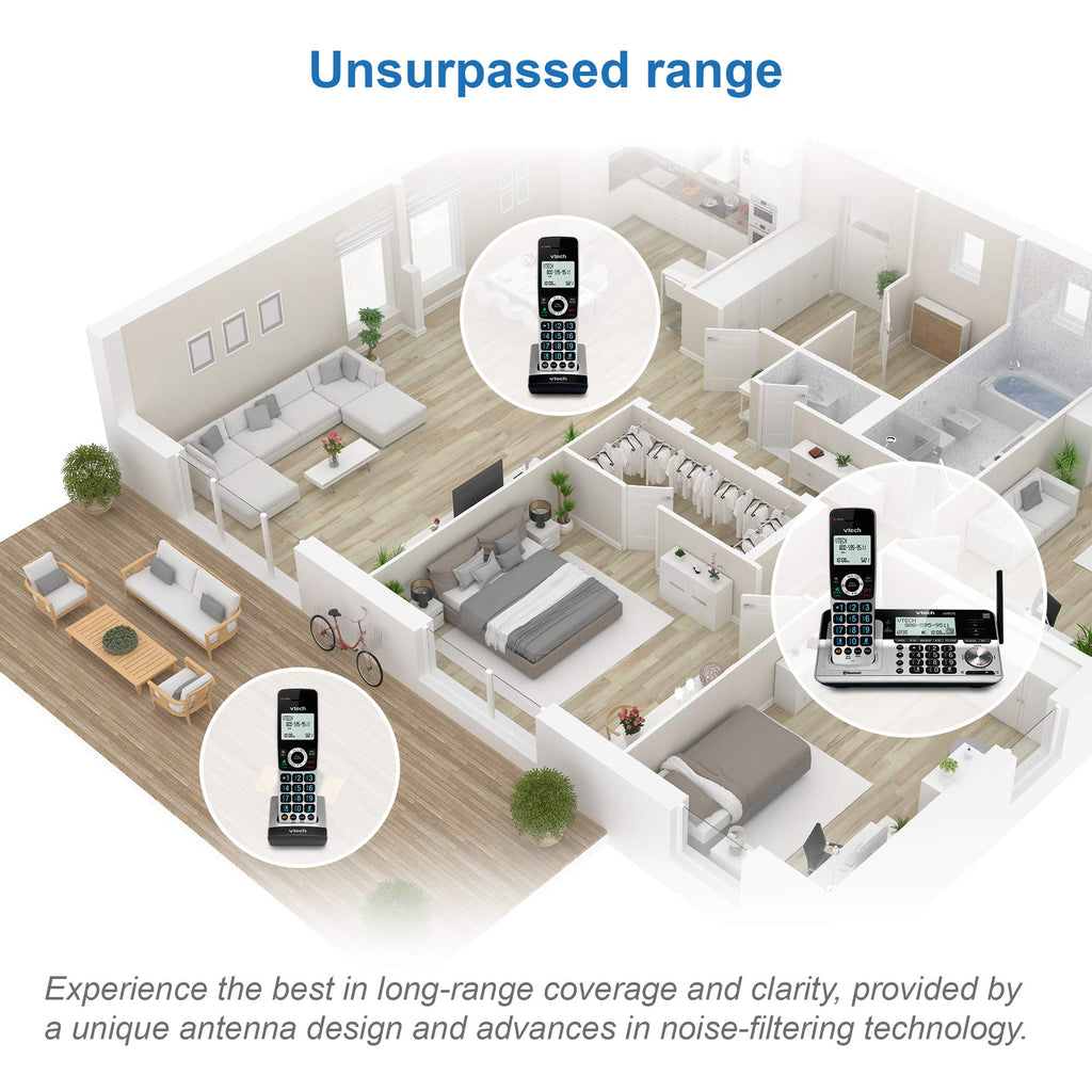 5 Handset Cordless Phone with Answering System Q3567
