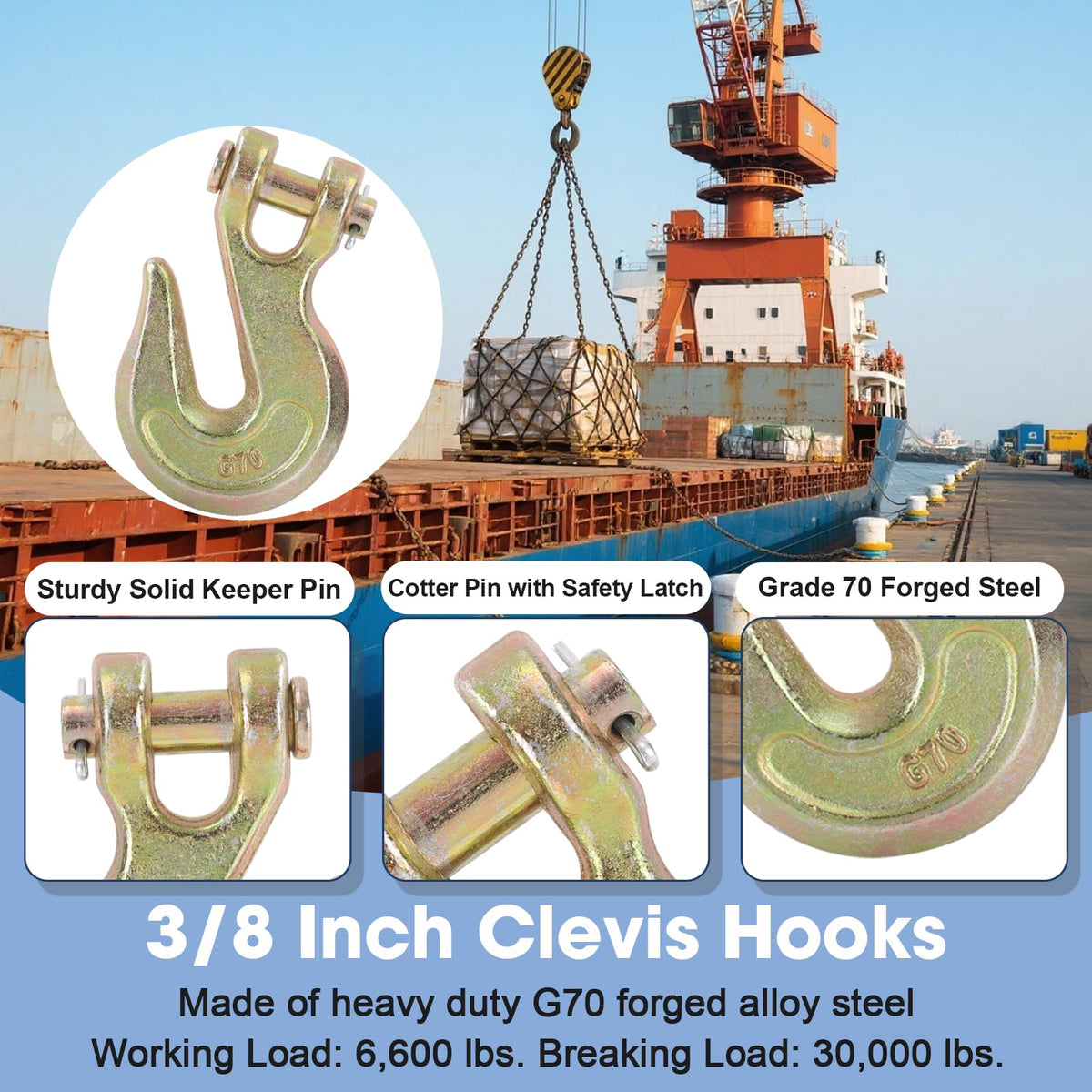Heavy Duty 3/8" Chain Hook F533646