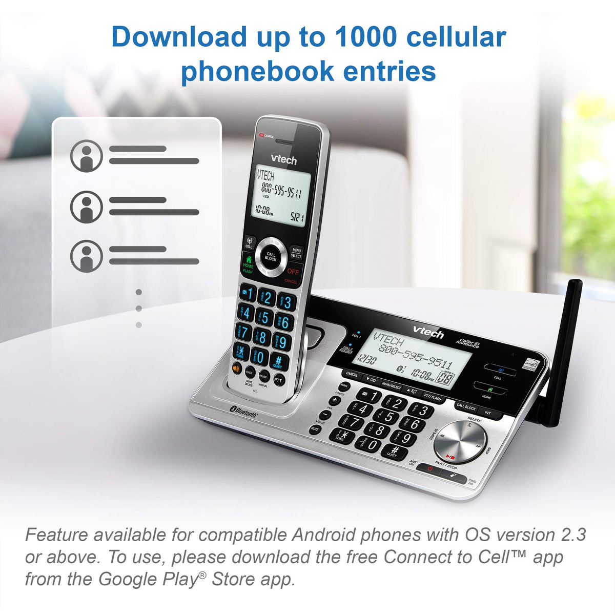 5 Handset Cordless Phone with Answering System Q3567