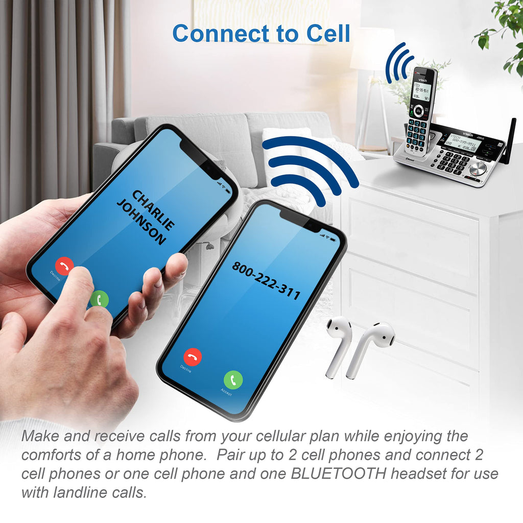 5 Handset Cordless Phone with Answering System Q3567