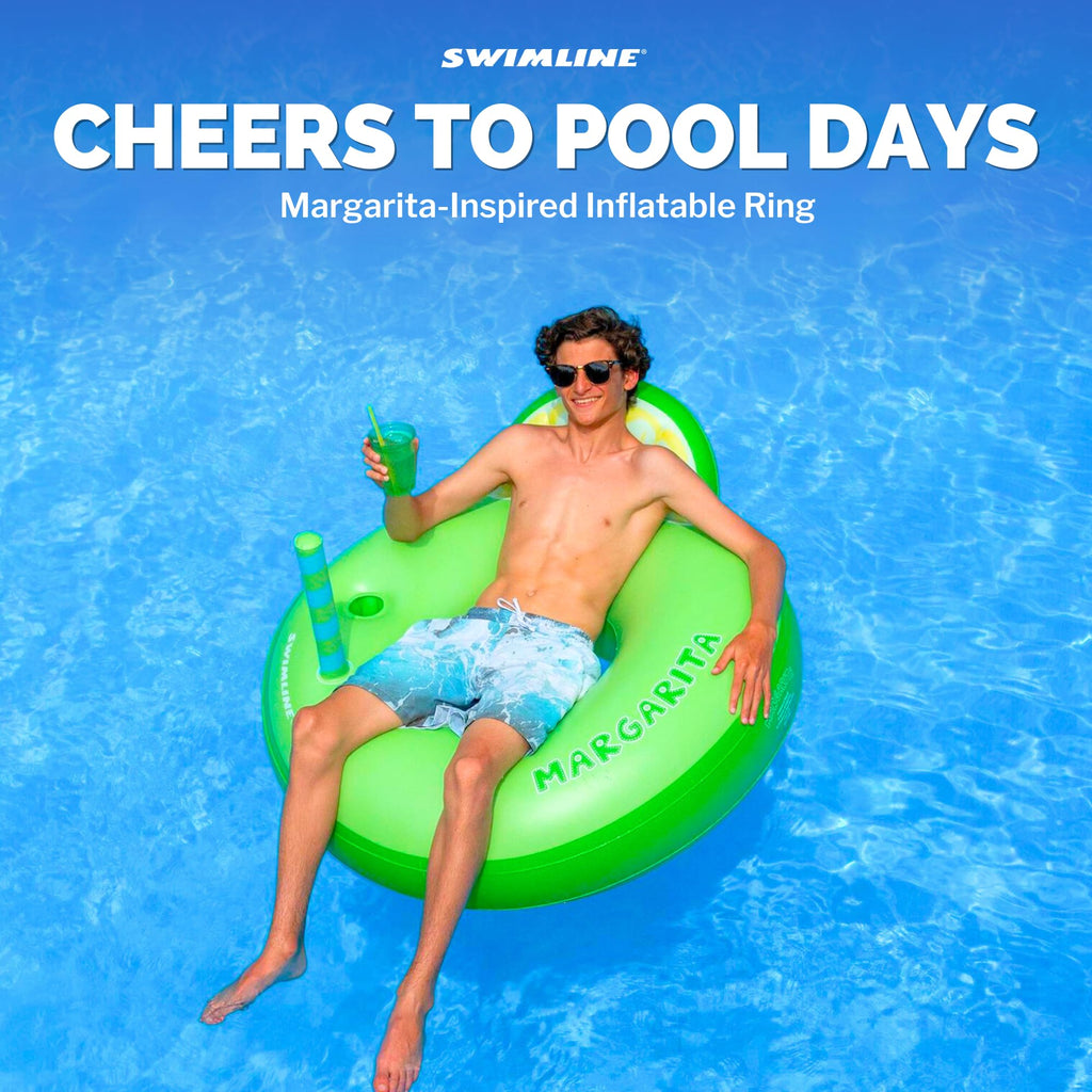 Inflatable Vinyl Pool Ring M8618
