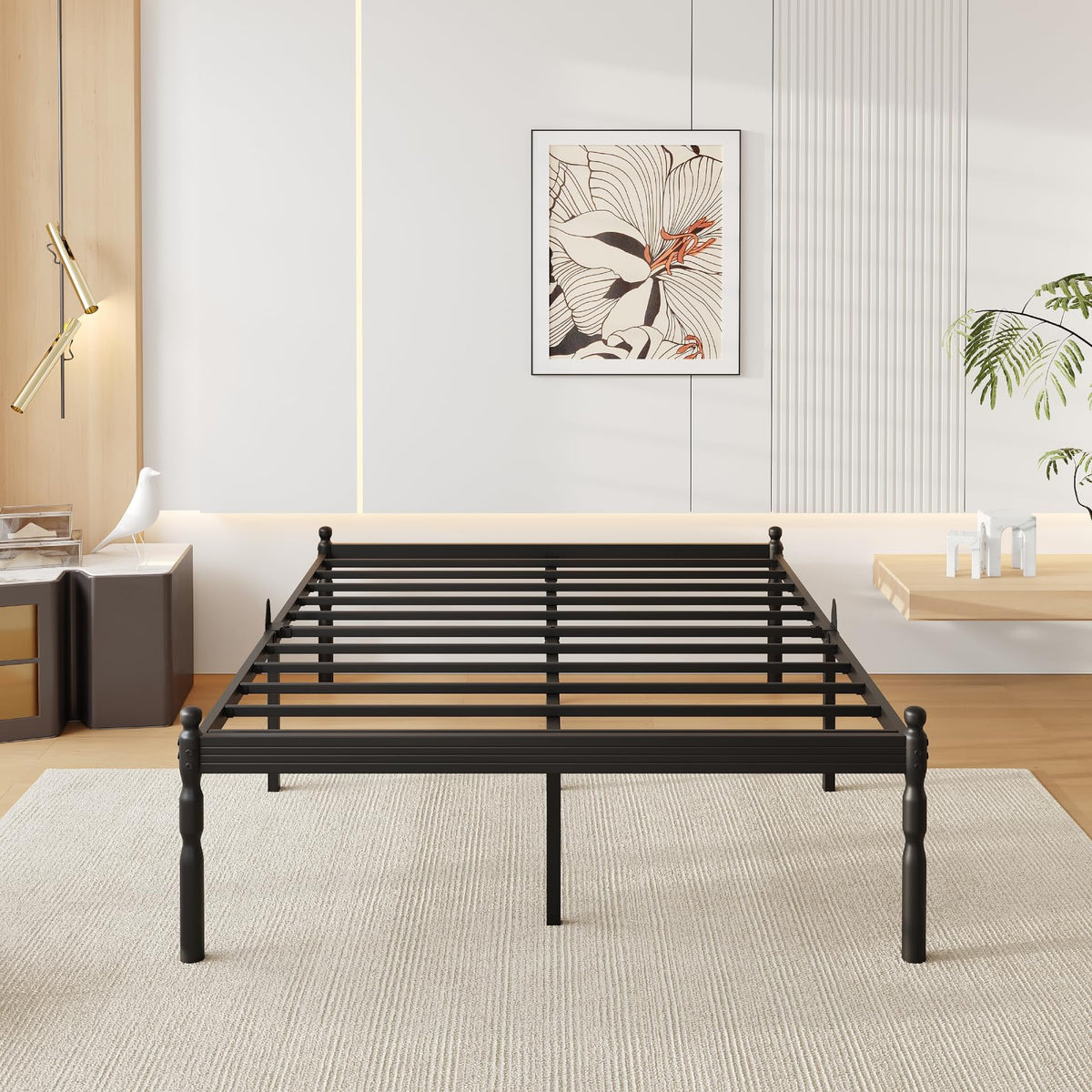18" Metal Queen Platform Bed Frame K64656