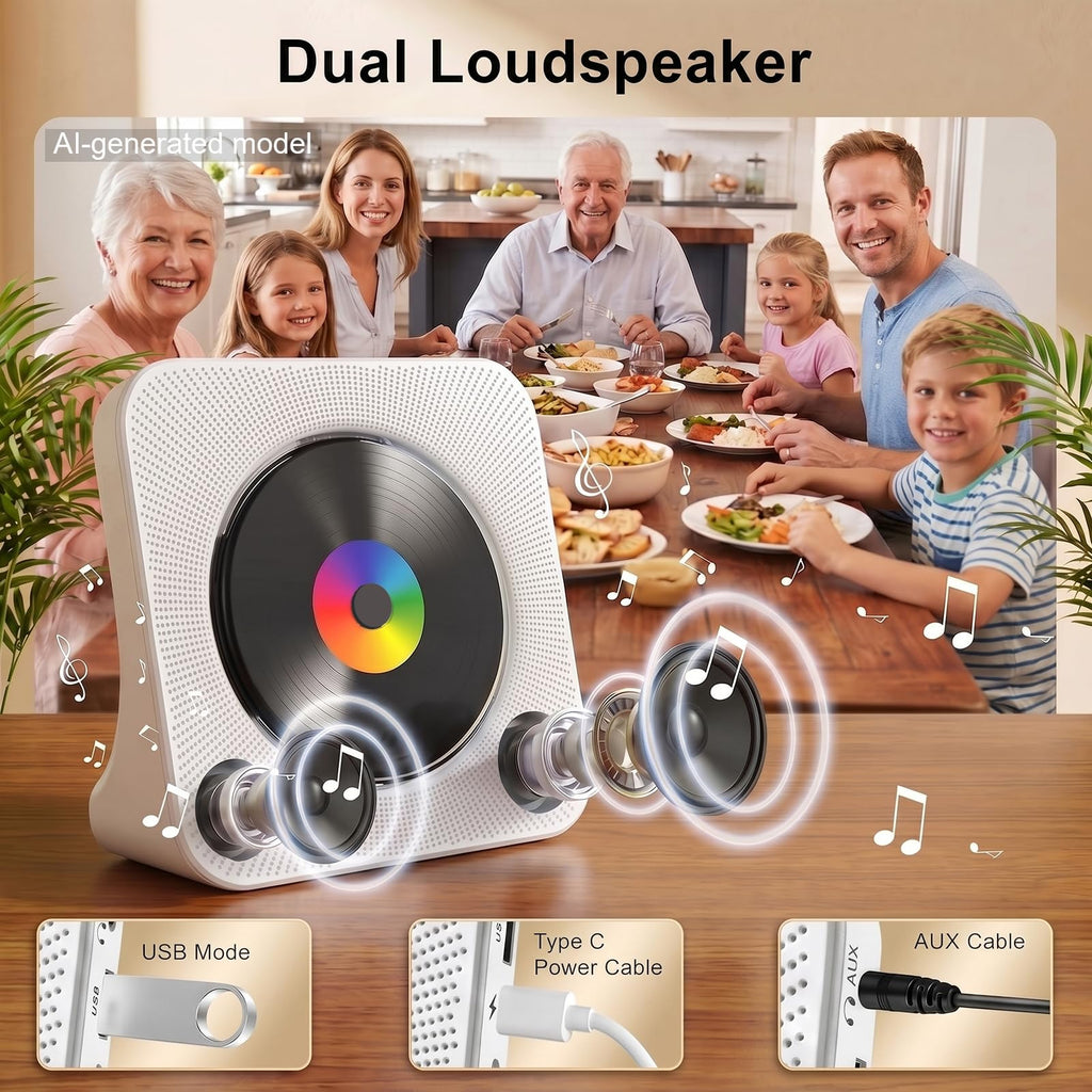 Portable Bluetooth CD Player G803