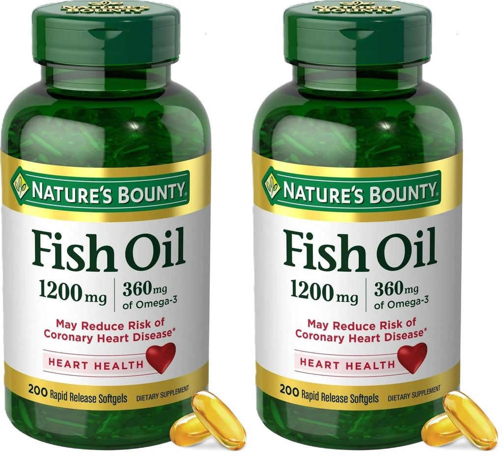 1200 Mg Omega-3 Fish Oil Softgels Pack of 2 T383220