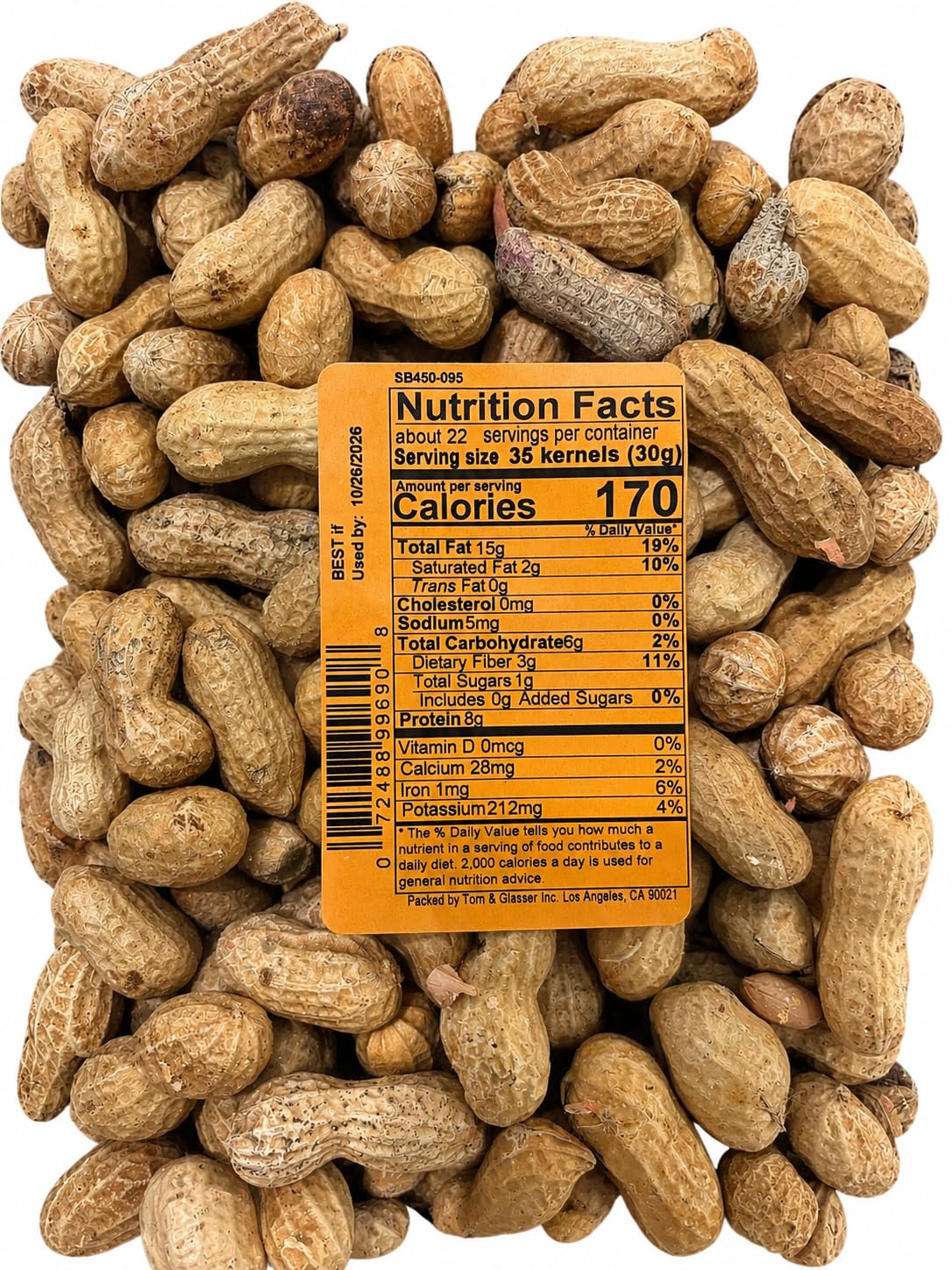Raw In-Shell Peanuts 24 oz Y792