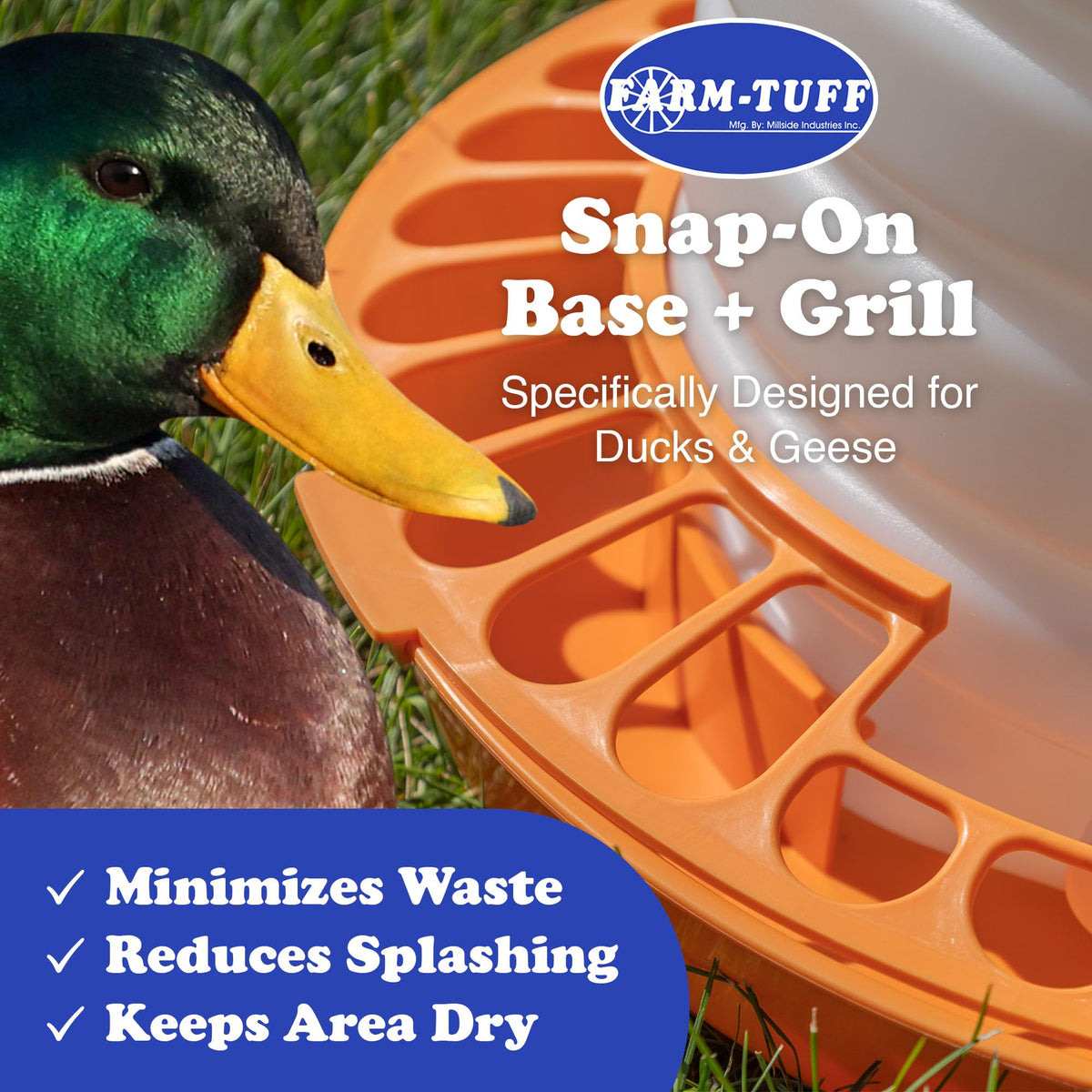 7 Gallon BPA-Free Plastic Poultry Waterer X75400