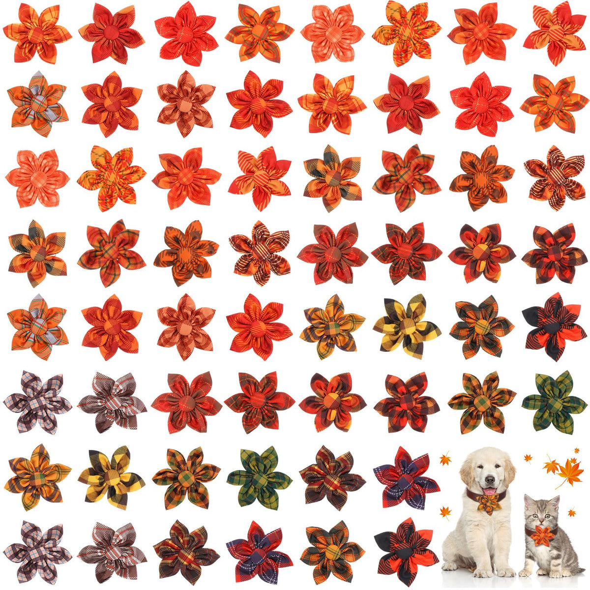 60 Pcs Fall Dog Collar O824645