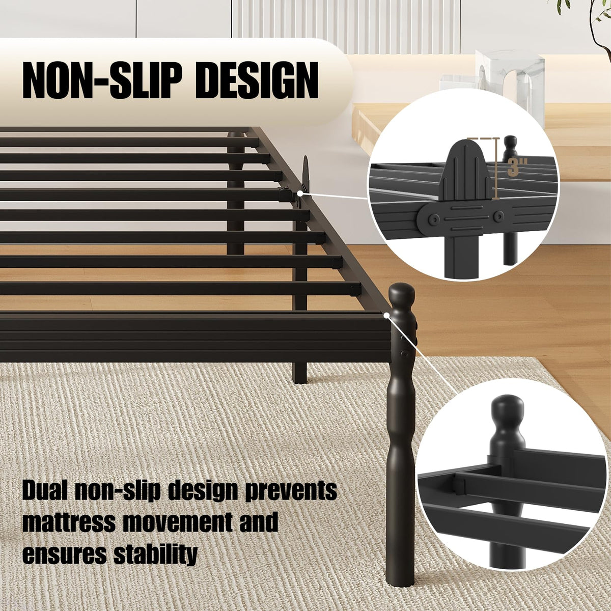18" Metal Queen Platform Bed Frame K64656
