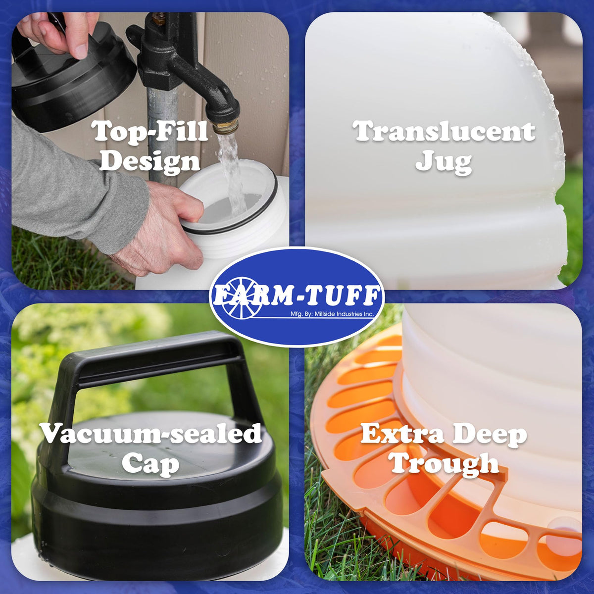7 Gallon BPA-Free Plastic Poultry Waterer X75400