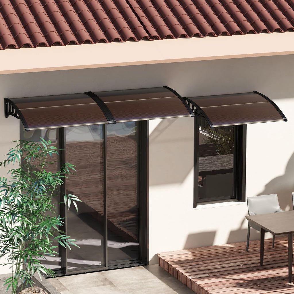 46" x 38" Polycarbonate Door Awning Canopy W425614
