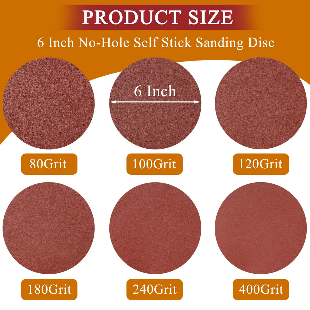 4 x 36 inch 11 Pc Sanding Belts and 6" Self Stick Sanding Disc Set B705