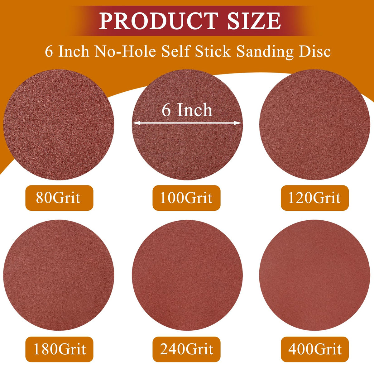 4 x 36 inch 11 Pc Sanding Belts and 6" Self Stick Sanding Disc Set B705